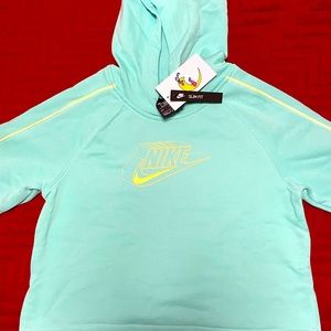 Girls Nike cropped hoodie